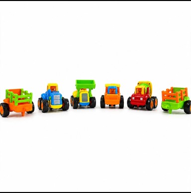 Urban Tots Push &amp; Go Construction Vehicle Toy Set